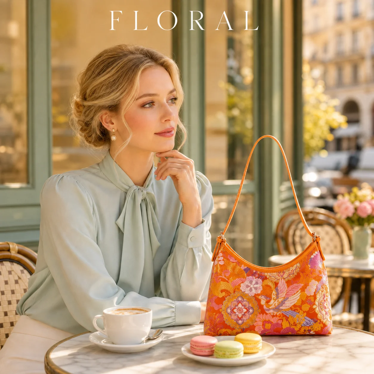 FLORAL Handmade Original Silk Leather Handbag Brocade Pattern Womens Shoulder Bag Lightweight Crossbody Purse for Daily Travel - AliExpress Women's Handbags