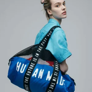 Human Made 25SS Casual Boston Handbag, Mesh Nylon Splicing Lightweight Travel Bag - AliExpress Women's Handbags