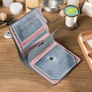 Luxury Desinger Mini Wallet Self-Sewing Thread Coin Bag Supports Engraving DIY Material Bag Large Capacity Cowhide Purse - AliExpress Women's Handbags
