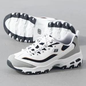 Skechers Women's Casual Shoes Retro Fashion Lightweight Dad Shoes Thick-Soled Wear-Resistant Panda Shoes Height-Increasing Women's Sneakers 896204-Wbk - AliExpress Sneakers