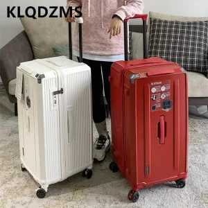 KLQDZMS High-quality Suitcase Large-capacity PC Trolley Case Women Boarding Box Family Travel Essentials Rolling Luggage Bag - AliExpress Luggage