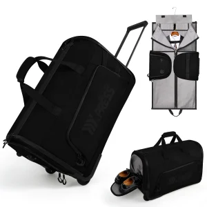 Rolling Garment Duffle Bag Garment Bag for Travel Waterpoof Carry On Garment Bag Convertible Duffel Bag for Business Trips - AliExpress Travel Bags