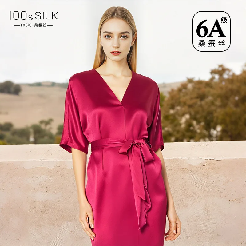 Elegant French Style Pure Silk Slip Dress 19mm Heavyweight Nightgown Premium Spring Summer Women's Lounge Wear - AliExpress Women's Sleep & Lounge