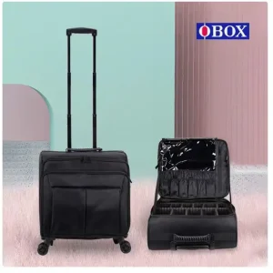 Women Trolley Makeup Train Case Cosmetics Suitcase Travel Storag Bag Trolley cosmetic bag large capacity PU Rolling cosmetic bag - AliExpress Luggage