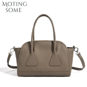 Motingsome Cowhide Wing Bags Woman Shoulder Messenger Bag Luxury Genuine Leather Casual Tote Large Capacity Purse 2026 New In - AliExpress Women's Handbags
