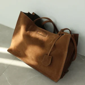 Women Genuine Leather Tote Retro Soft Large Capacity Shoulder Bag Suitable For Working,Traveling And Daily Using - AliExpress Women's Handbags