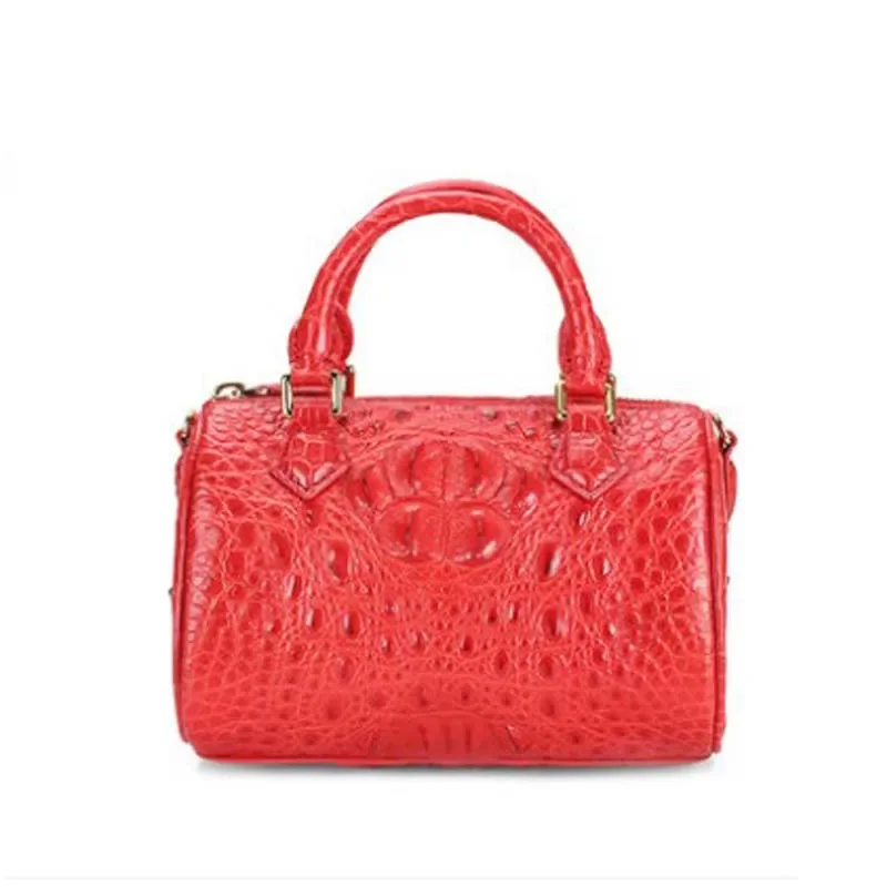moben crocodile leather Female handbag mini pillow pack fashion trend Boston women handbag aslant Single shoulder bag - AliExpress Women's Handbags