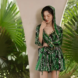 2026 New 100% Mulberry Silk kimono robe Women Print Hooded nightgown Satin Summer bathrobe Loungewear Luxury Belted Sleepwear - AliExpress Women's Sleep & Lounge