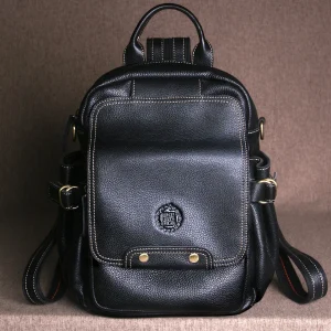 LEFT&NORTH Adult women's Aesthetic Backpack Legitimate Genuine leather 100% Natural Cowhide Casual Fashion Travel Original brand - AliExpress Women's Handbags