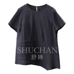 Light Luxury Silk Soft Crepe Irregular Hem Shirt Women's 45W1 Blusas Mujer De Moda 2026 Verano Elegantes - AliExpress Shirts & Blouses