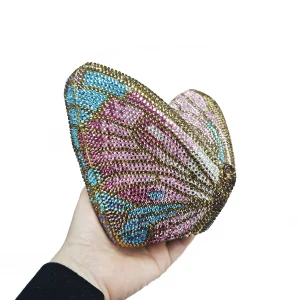 Butterfly Shaped Crystal Evening Bags Women Luxury Sparkling Rhinestone Clutch Purse Wedding Party Bridal Handbag Diamond - AliExpress Women's Handbags