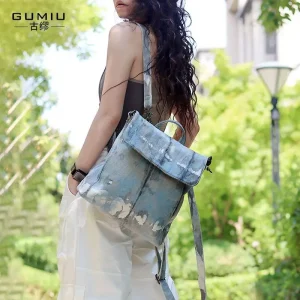 Luxury Brand Women Bag 2026 European And American Retro Horizontal Square Flap Large Capacity Top Layer Cowhide Backpacks Trendy - AliExpress Women's Handbags