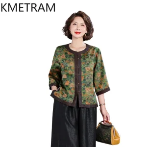KMETRAM 100% Mulberry Silk Women Shirts 2026 Summer Elegant Classic Patchwork Half-sleeve Blouses Woman Clothes Camisas De Mujer - AliExpress Shirts & Blouses