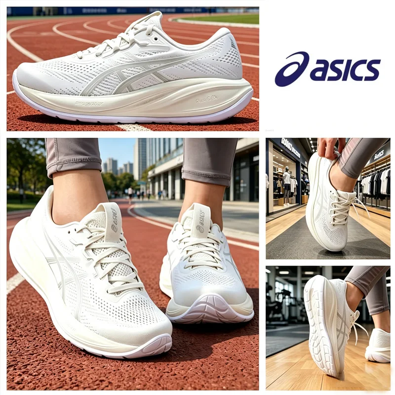 Asics Women Mid-Top Running Shoes, Breathable Shockproof Lightweight Non-slip Comfort Outdoor Sports Sneakers 1012B916-100 - AliExpress Sneakers