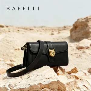 BAFELLI 2026 LUXURY BAGS DESIGNERS NEW HANDBAGS FOR WOMEN CAT SHOULDER ORIGINAL FASHION PURSE CROSSBODY LEATHER LADIES BAGUETTEE - AliExpress Women's Handbags