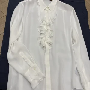 Spring And Summer New Silk Ruffled Long-Sleeved Shirt Fashionable And Versatile Leisure Comfortable Elegant Temperament Women - AliExpress Shirts & Blouses