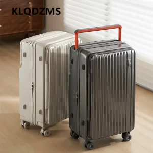 KLQDZMS Handheld Travel Suitcase Large Capacity Trolley Case ABS + PC Boarding Box 20"24"26"28 Inch Women's Password Box Luggage - AliExpress Luggage
