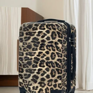 Women's Leopard Print Luggage 20 Inch - Silent Spinner Wheels Trolley Case, Fierce Animal Pattern Carry On Suitcase for Ladies - AliExpress Luggage