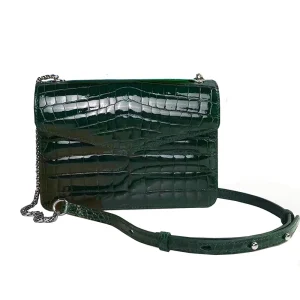 keximayong women flap female handbag crocodile drak green highlight small bag single shoulder - AliExpress Women's Handbags