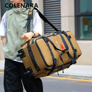COLENARA  Men's Luggage Bag Oxford Cloth Shoulders Backpack Large-capacity Airline Checked Bag Multifunctional Storage Bag - AliExpress Travel Bags