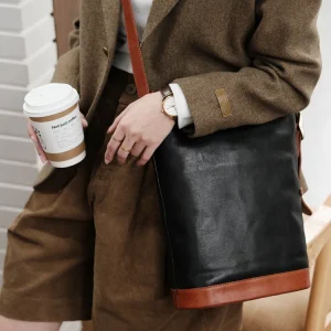 Outdoor leisure designer handmade first layer cowhide women's shoulder bag fashion luxury genuine leather ladies underarm bag - AliExpress Women's Handbags