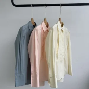 Women's Spring and Summer New Vintage Pleated Shirt - AliExpress Shirts & Blouses