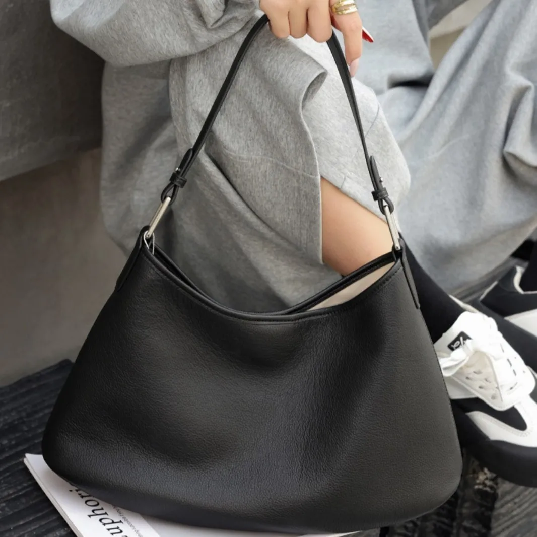 Top Layer Leather Women's Handbag, 2026 Fashionable Large Capacity Shoulder and Crossbody Designer Luxury Bag - AliExpress Women's Handbags