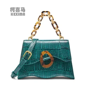 gete crocodile skin Female bag new female single shoulder bag fashion women handbag female bag - AliExpress Women's Handbags