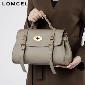 LOMCEL 73 Leather messenger bag, cowhide handbag, single shoulder crossbody bag, tote bag, women's new style business bag - AliExpress Women's Handbags