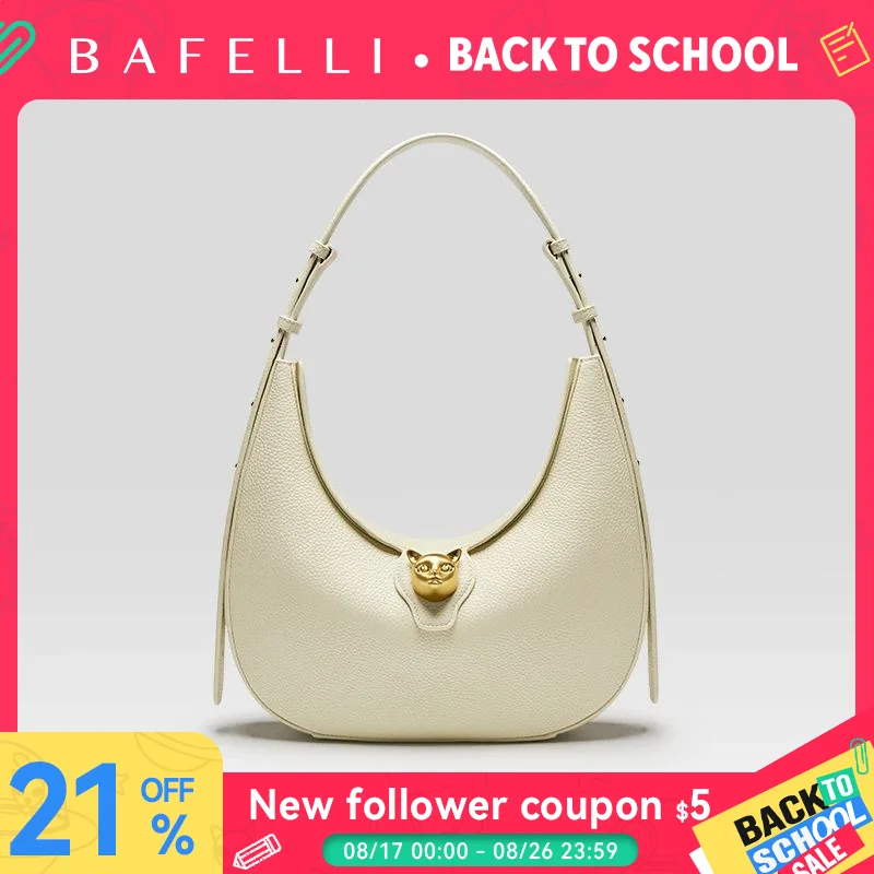 BAFELLI 2026 NEW WOMEN'S HANDBAG CAT SERIES GENUINE LEATHER LUXURY BRAND FASHION STYLE SHOULDER HOBOS LARGE SIZE BAGS FEMALE - AliExpress Women's Handbags