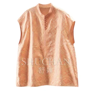 New Chinese Silk Streamer Silk Jacquard Embroidery Bag Rotator Sleeve Shirt Women's 80L5 blusas femininas com frete gratis - AliExpress Shirts & Blouses