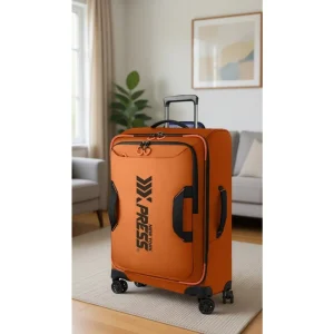 Large 30" Softside Suitcase with Spinner Wheels, Waterproof Lightweight Travel Bag for Men and Women (Orange, 30in) - AliExpress Luggage