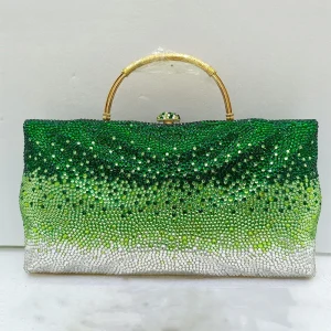 Full Little Diamond Green White Evening Bag WHTUOEHNG Clear Wedding Clutches Luxury  Crystal Women Bridal Party Purses Prom Form - AliExpress Women's Handbags