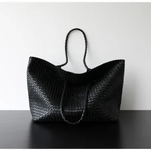 Luxury and sophisticated vintage large capacity genuine leather tote bag, handcrafted with pure leather. - AliExpress Women's Handbags