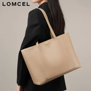 LOMCEL 65 High-end large-capacity tote bag for ladies, new trendy commuter bag, versatile single-shoulder genuine leather women' - AliExpress Women's Handbags
