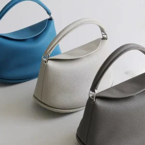 Blue Fashion Retro Simple Genuine Leather Women Tote BagHandbag Real Leather Lady Underarm Shoulder Crossbody Bag Small - AliExpress Women's Handbags