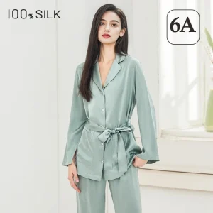 New Women's 19 momme Heavy Silk Pajamas Autumn Winter Skin Friendly Comfortable 100% Mulberry Silk Lounge Wear Suitable Outdoors - AliExpress Women's Sleep & Lounge