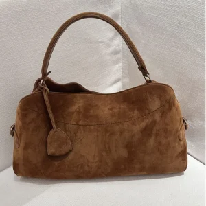 Women's Suede Leather Shoulder Bags Ladies Soft Cowhide Crossbody Bag Female Design Luxury Lazy Commuting Handbag - AliExpress Women's Handbags
