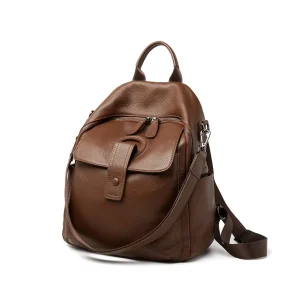 New Fashionable Simplistic Large Capacity Top Layer Ladies Backpack Commuter Dual-Shoulder Bag with Multiple Compartments - AliExpress Women's Handbags