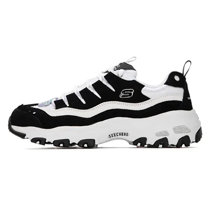2026 New Skechers Womens D LITES 10 Panda Shoes Black White Casual Chunky Sneakers 13141-BKW - AliExpress Sneakers