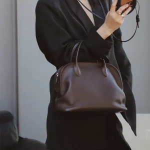 Black Fashion Simple Genuine Leather Women Shell BagHandbag Real Leather Lady Tote Commuter Bag Big New - AliExpress Women's Handbags