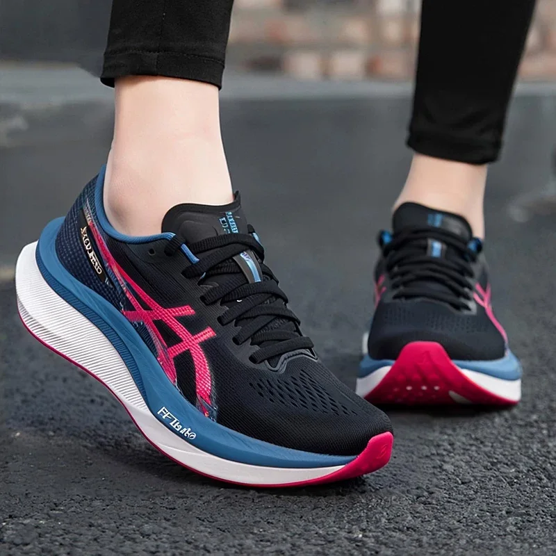Asics Women MAGIC SPEED 4 Black Rose Red Carbon Plate Breathable Mesh Racing Marathon Running Shoes 1012B676-001 - AliExpress Sneakers