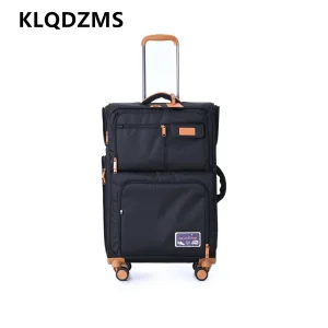 KLQDZMS Luggage Set Oxford Cloth Boarding Box Large Capacity Trolley Case 20"24"28 Inch Women's Handheld Travel Suitcase - AliExpress Luggage