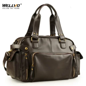 Male Bag England Retro Handbag Shoulder Bag Leather Men Big Messenger Bags Brand High Quality Men's Travel Crossbody Bag XA158ZC - AliExpress Travel Bags