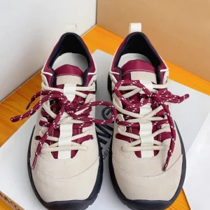 Womens New Lace Up Genuine Leather Vintage Spliced Designer  Running Sneakers Thick Bottom Jogging Sport Shoes Sneakers Trainers - AliExpress Sneakers