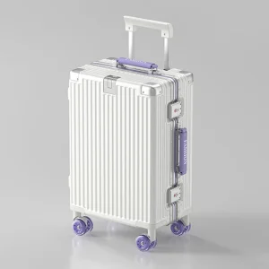 20-inch Compact Carry-On Luggage 26-inch Large Capacity Aluminum Frame Trolley Suitcase for Men and Women Travel Suitcase - AliExpress Luggage