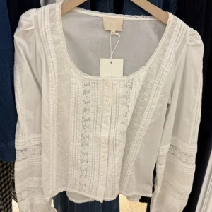 Elegant Heavy Embroidery Mesh Patchwork U-Neck Long Sleeve Cotton Shirt Women's Fashion Spring Summer HEIDD Special Collection - AliExpress Shirts & Blouses