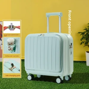 Women 18 Inch Cabin Luggage Multifunction Small Suitcase Trolley Case Travel Password Lock Logo Gift Trolley Suitcase Luggage - AliExpress Luggage