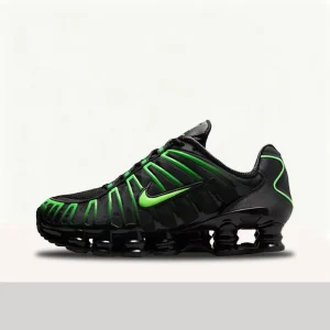 Nike Shox TL Fashionable, comfortable, low-top casual life shoes for both men and women in black and green AV3595-012 - AliExpress Sneakers