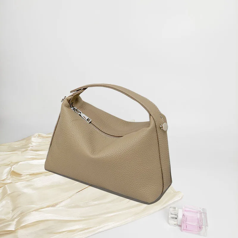 Women's Genuine Genuine Leather Handbags New Lunch Box Top Layer Cowhide Crossbody Niche Single Shoulder Genuine Leather Bag - AliExpress Women's Handbags